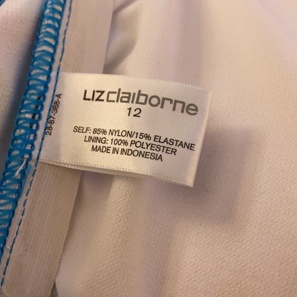 Liz Claiborne one piece printed swimsuit - Picture 7 of 8